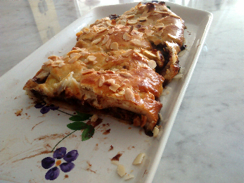 trança maçã chocolate